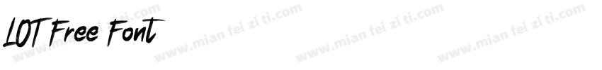 LOT Free Font字体下载字体转换